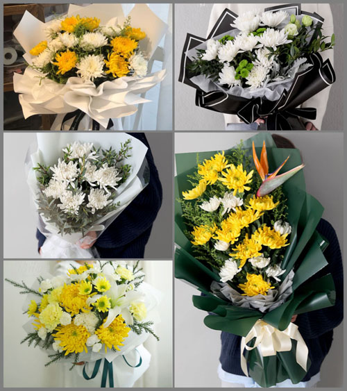 贵州遵义凤冈县何坝镇水河村白事花束代送